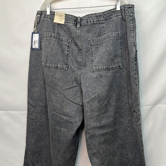 Universal Thread non-stretch Gray relaxed straight jeans size 18w NWT - Picture 10 of 13